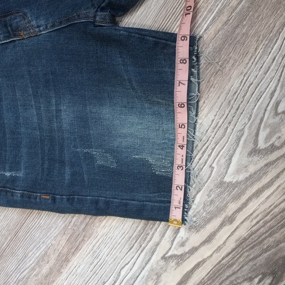 PROFOUND AESTHETIC Distressed Denim Cut Out Shorts SZ 32 - Picture 14 of 16
